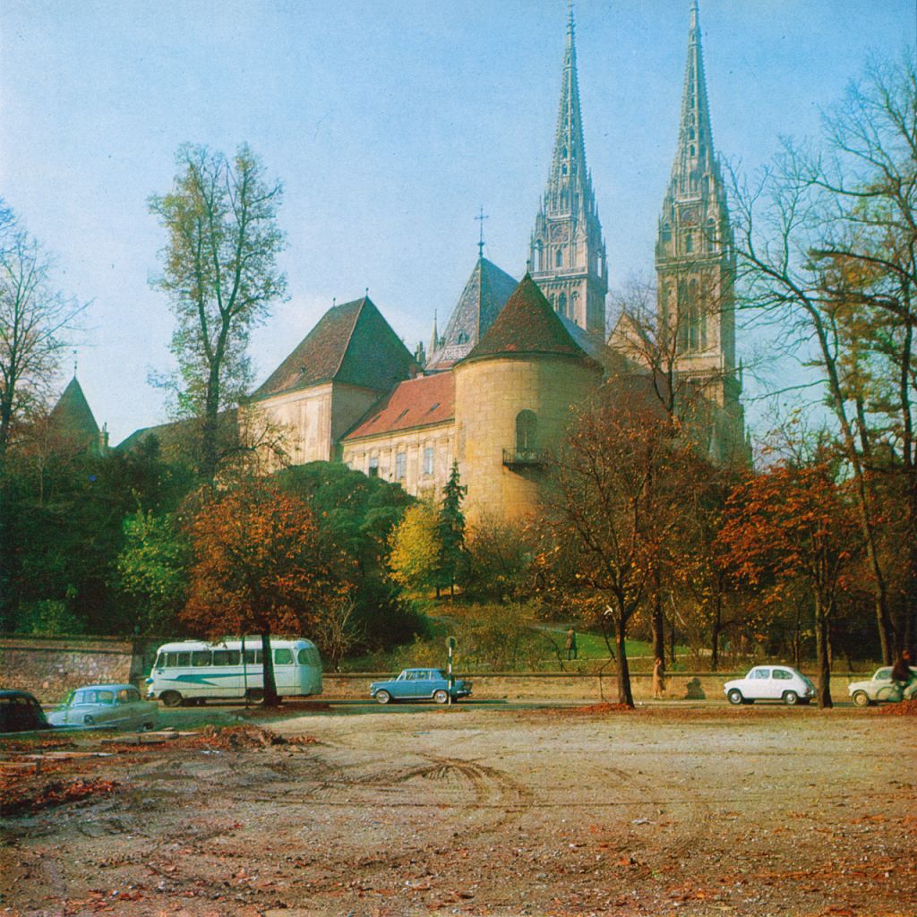 Trg Marka Oreškovića (današnji Ribnjak) oko 1967. godine